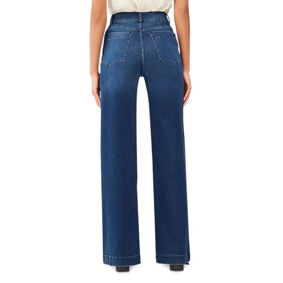 DL1961 NWT Hepburn High-Rise Wide-Leg Vintage Jeans – “Blue Tide” – Size 29 - Picture 3 of 15